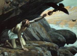 Elijah Fed by the Ravens James Tissot